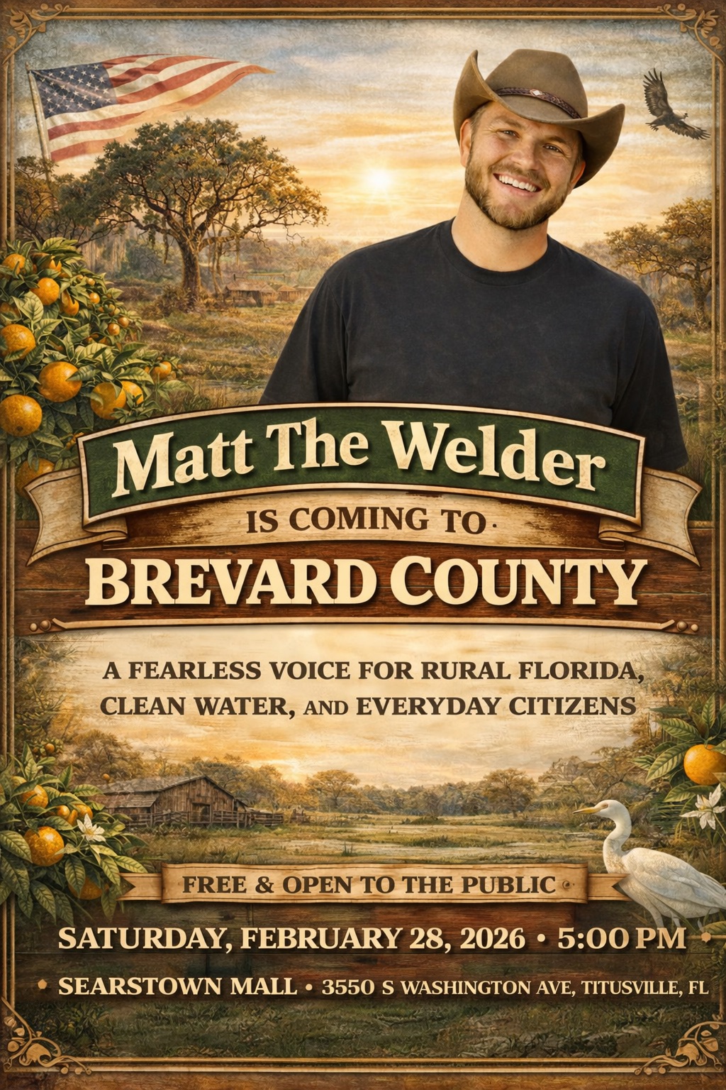 Matt The Welder is Coming to Brevard County